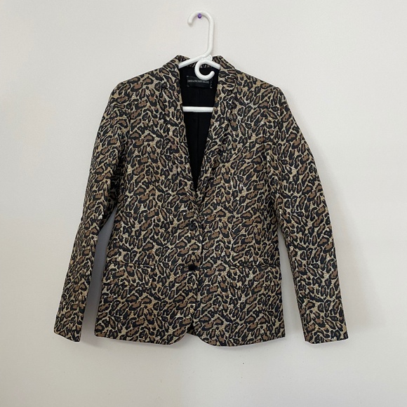 Zadig & Voltaire Deluxe Veda Leopard Blazer M - Picture 2 of 7